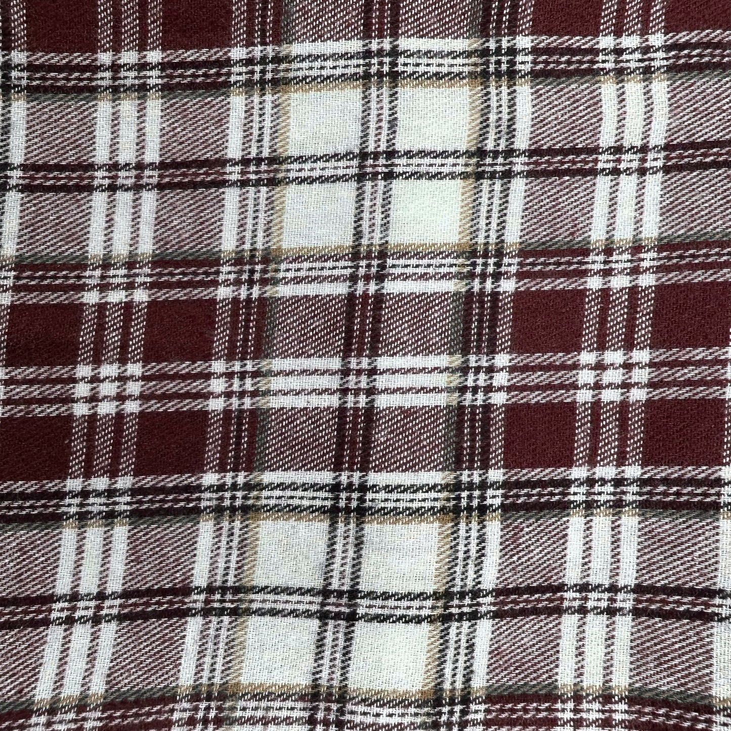 Red/White Flannel Patches (Set of 3)