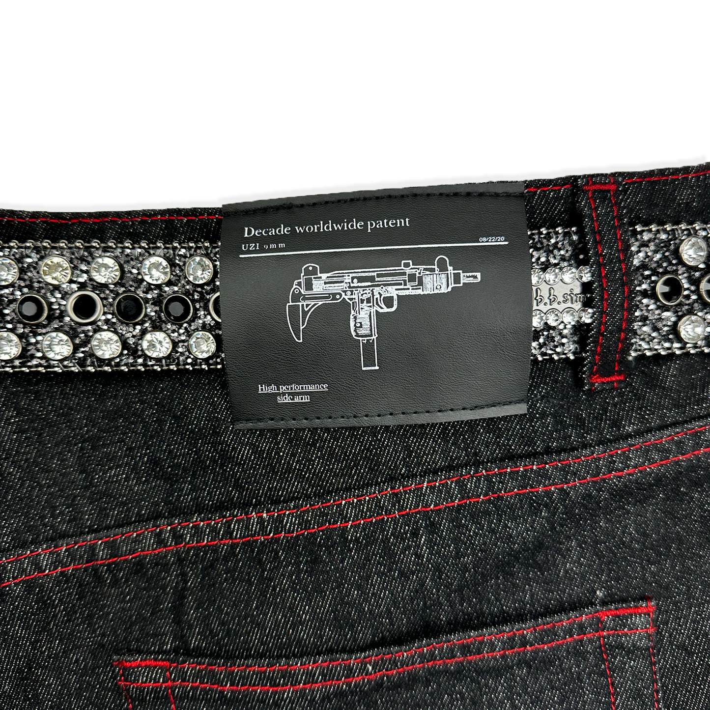 V1 Shooters Red Stitch on Black