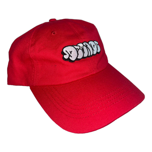 6-Panel Adjustable Hat (Red)