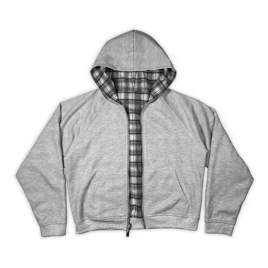 Grey Flannel Hoodie