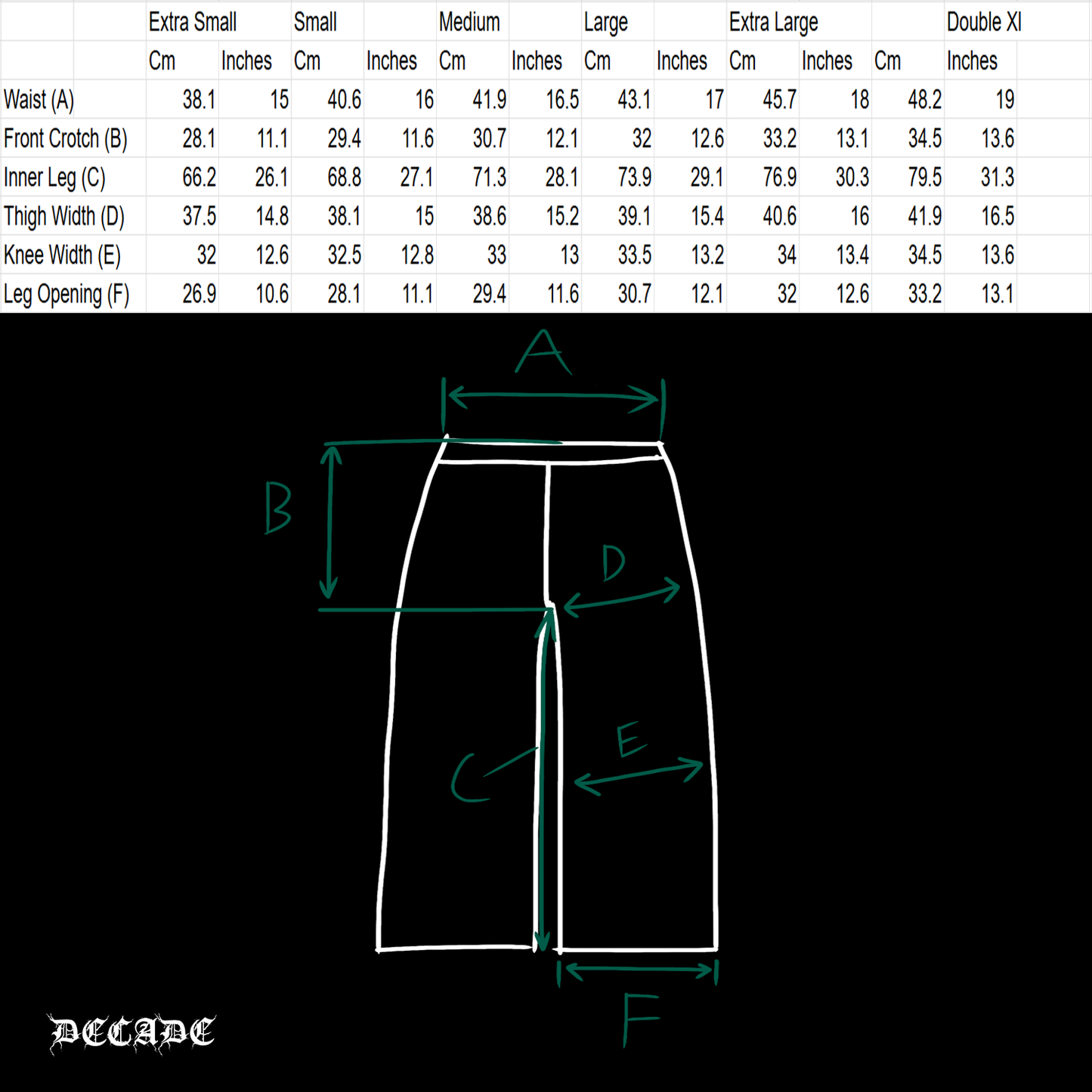 Black Interchangeable Flannel Jeans