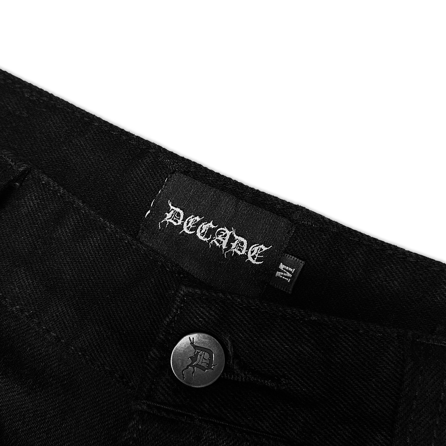 Black Interchangeable Flannel Jeans