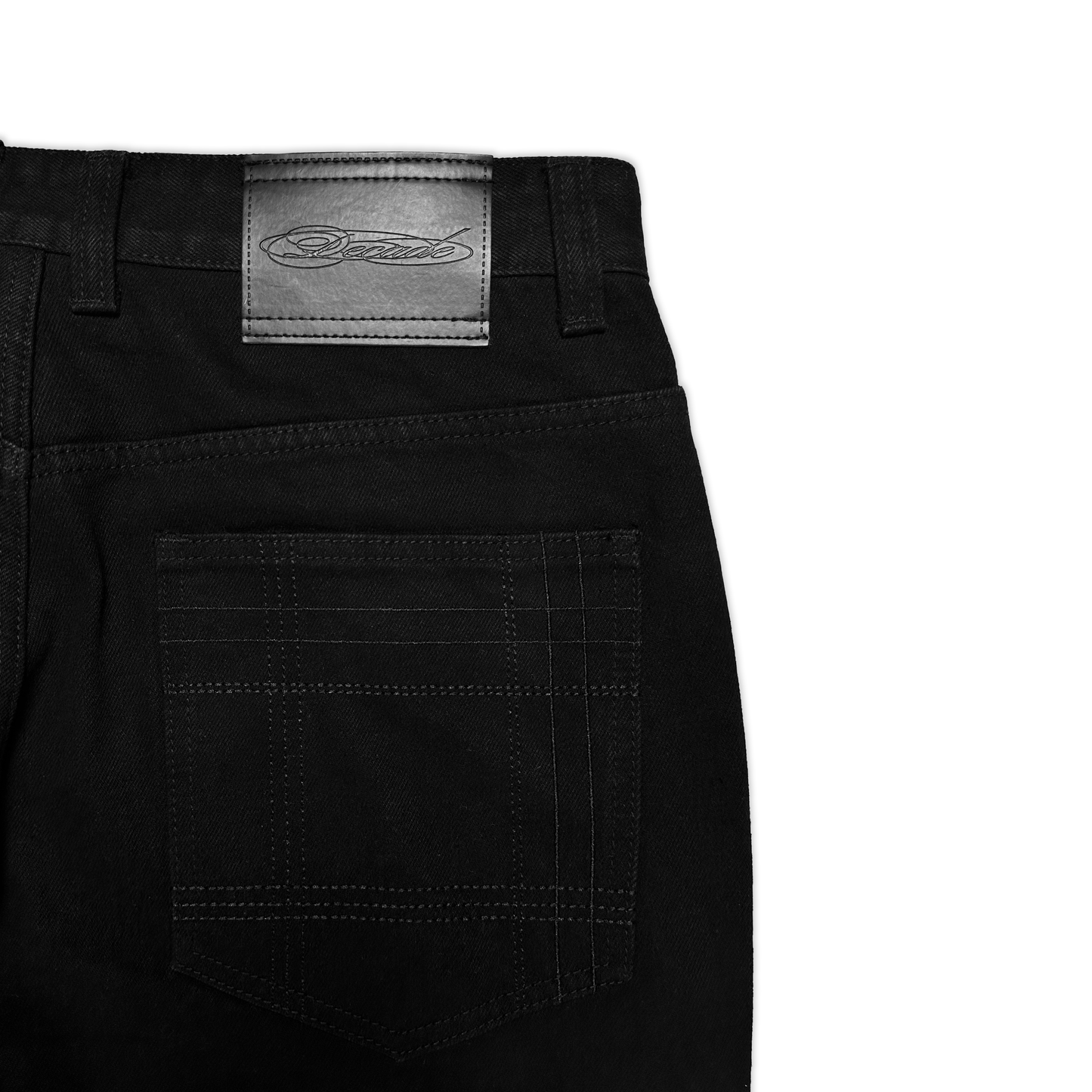 Black Interchangeable Flannel Jeans
