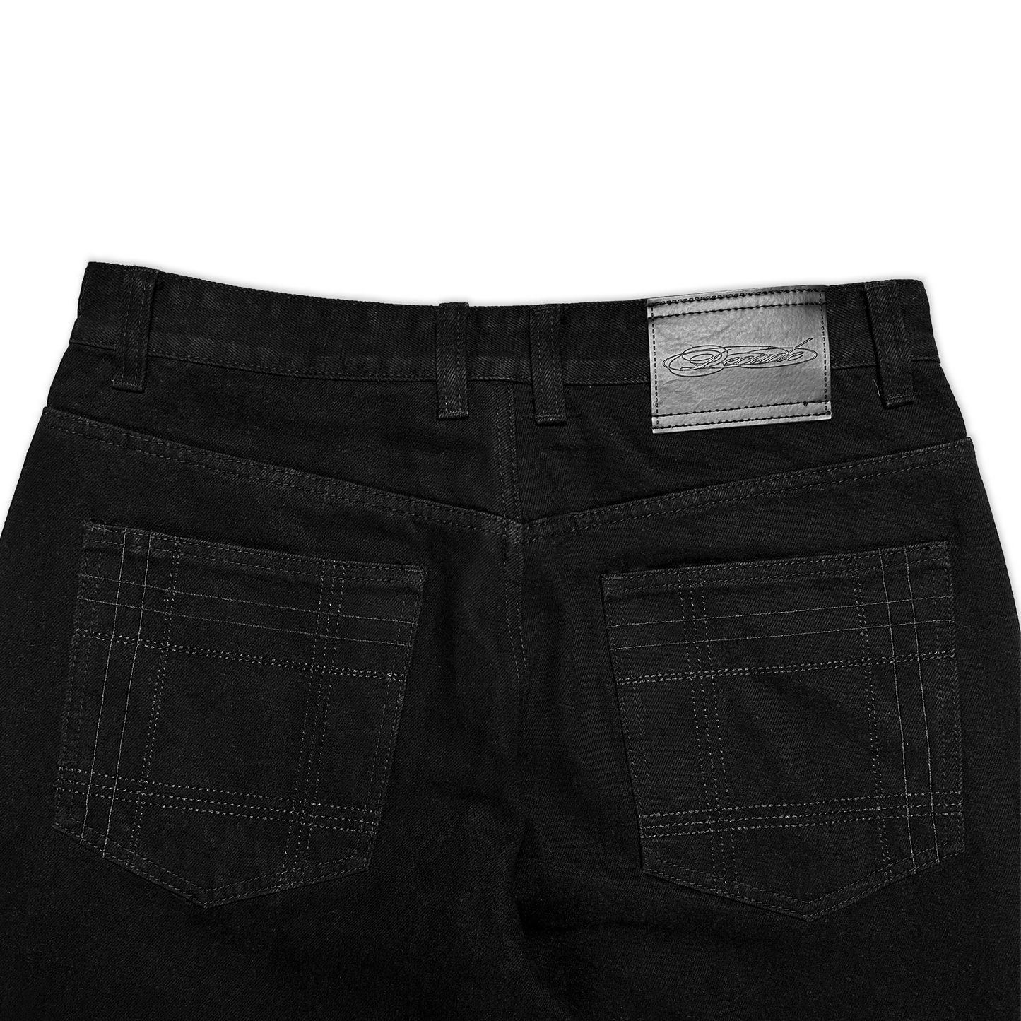 Black Interchangeable Flannel Jeans