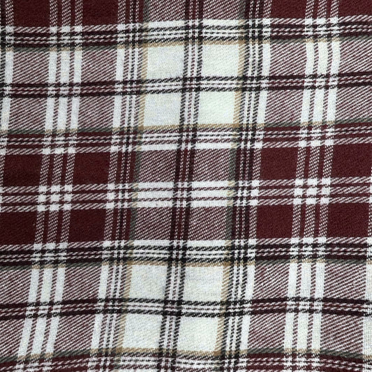 Red/White Flannel Patches (Set of 3)