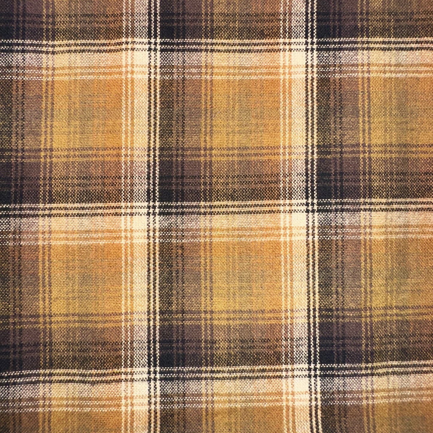 Brown Flannel Patches (Set of 3)