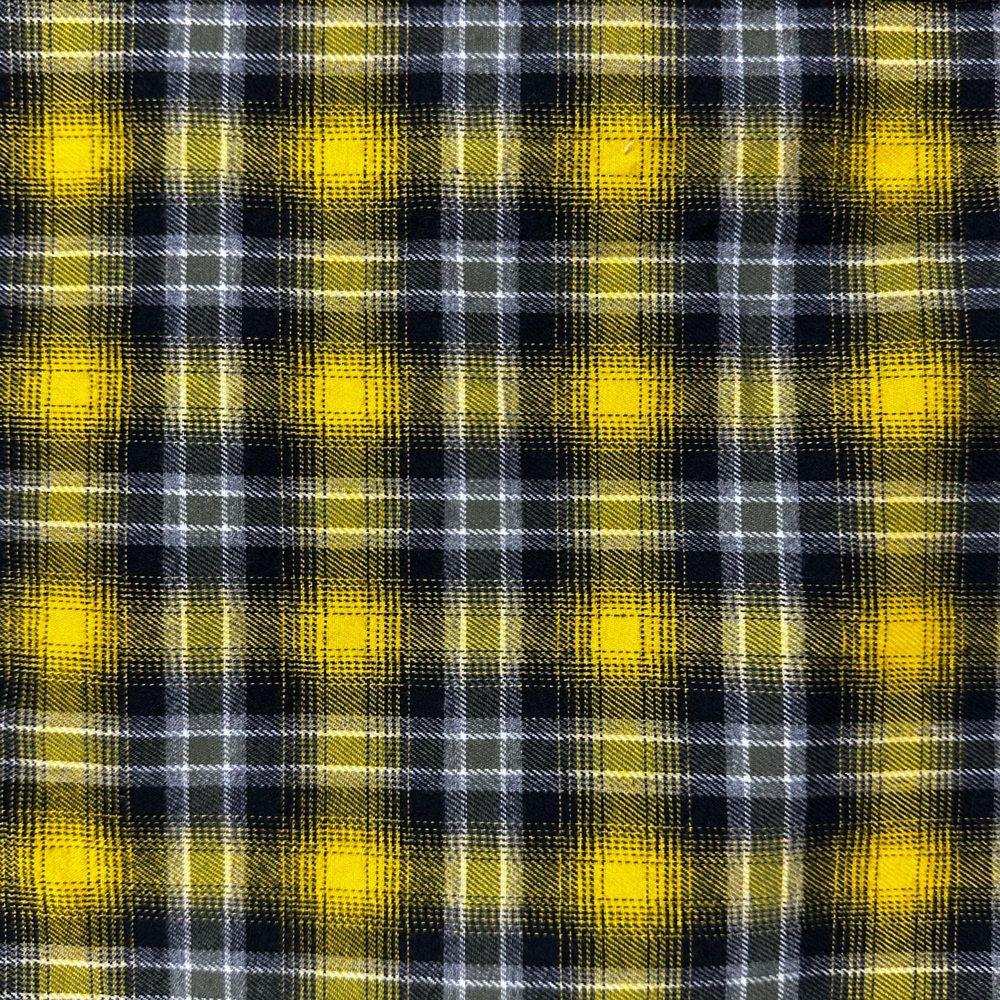 Yellow/Navy Flannel Patches (Set of 3)