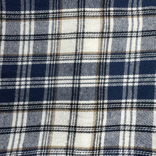 Blue Flannel Patches (Set of 3)