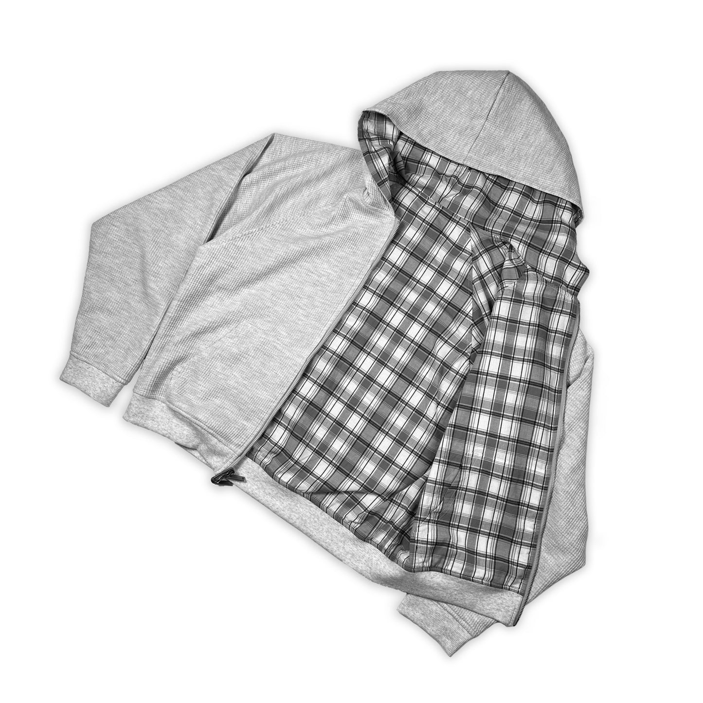 Grey Flannel Hoodie
