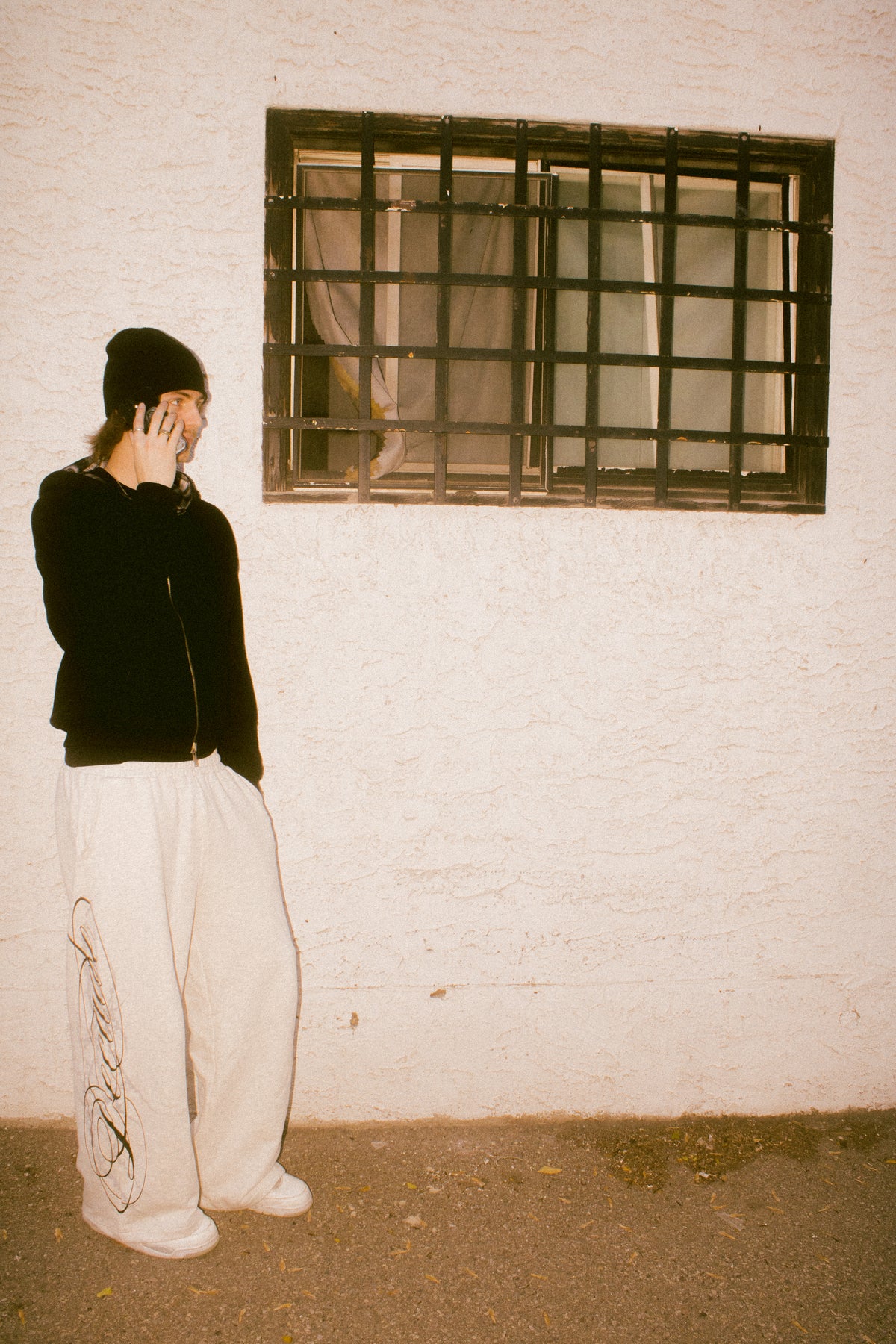Cursive Sweatpants Grey