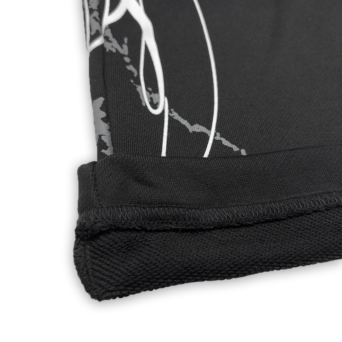 Cursive Sweatpants Black