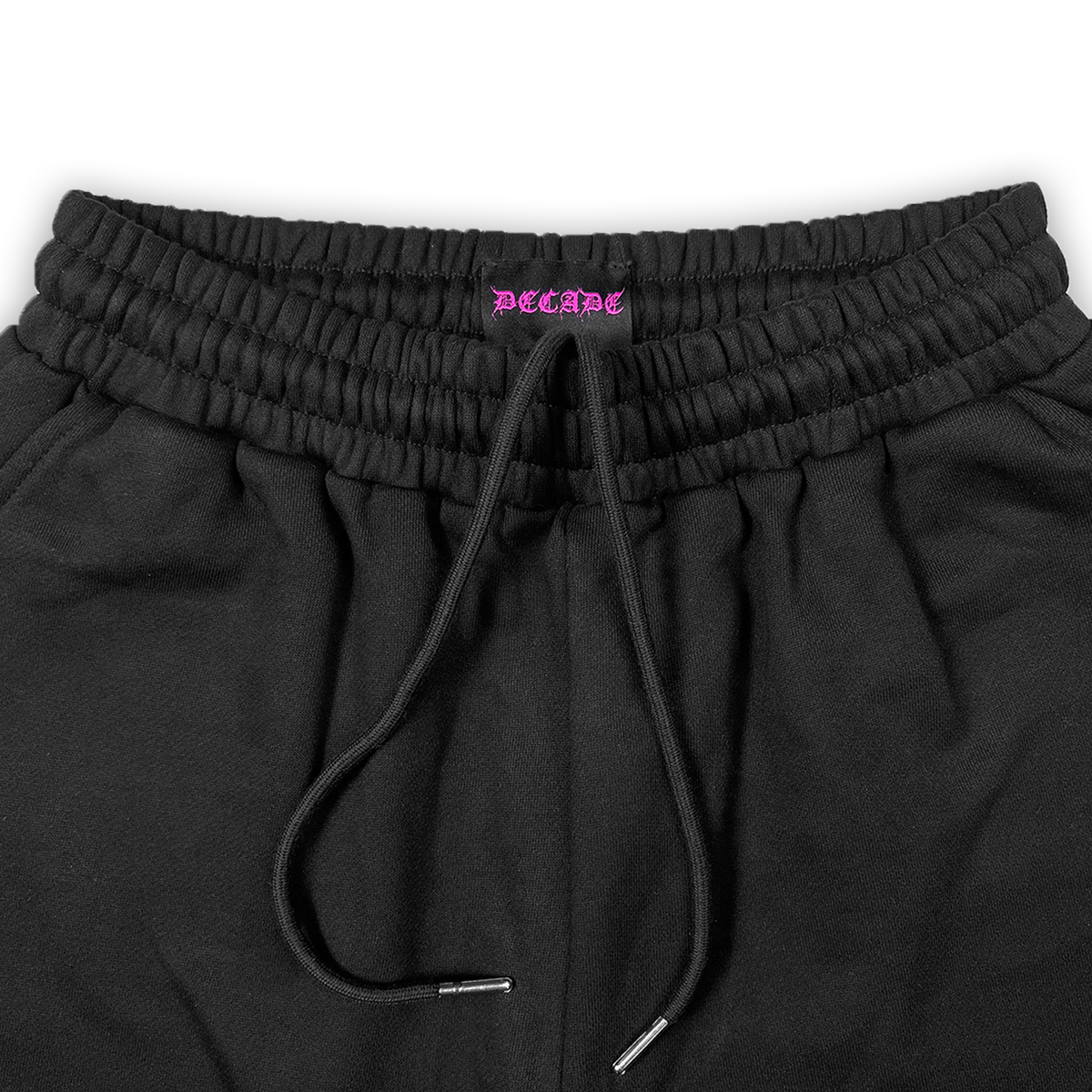 Cursive Sweatpants Black