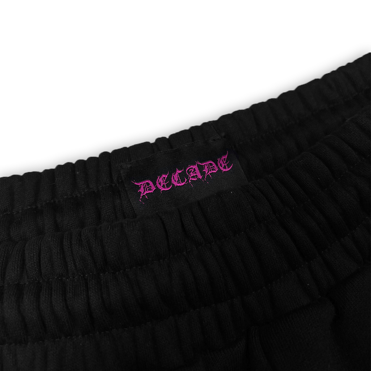 Cursive Sweatpants Black