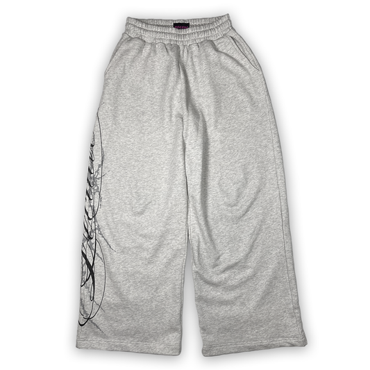 Cursive Sweatpants Grey