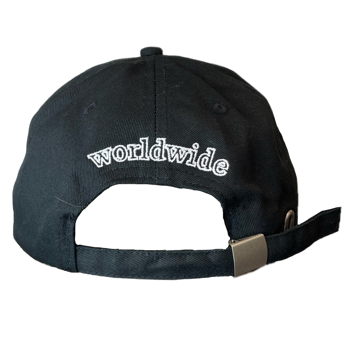 6-Panel Adjustable Hat (Black)